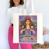 Mystic Fortune Teller Tote Bag thumbnail 2