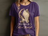 Powered By Cats and Moonlight Tee or Sweatshirt thumbnail 7