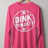 Pickleball Sport-Tek Long Sleeve Tee, Dink Dynasty, UV Sun Shield Shirt for Outdoor Open Play thumbnail 2