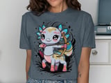 Kawaii Axolotl Archer T-Shirt thumbnail 11