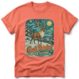 Gogh Reindeer ~ Comfort Colors Premium Tee thumbnail 4