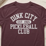Pickleball Sport-Tek Performance Tee, Dink City Est. 1965 Pickleball Club, Court Apparel thumbnail 2