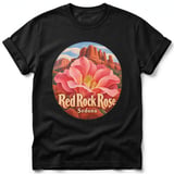 Red Rock Rose ~ Comfort Colors Premium Tee thumbnail 1