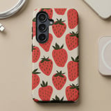 Vintage Strawberry Pattern MagSafe® Phone Case thumbnail 7