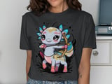Kawaii Axolotl Archer T-Shirt thumbnail 13