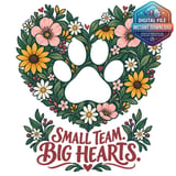 Small Team Big Hearts Digital PNG thumbnail 2