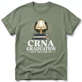 CRNA Graduation Kept The Light On Tee thumbnail 2