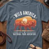 Wild America Bison Adventure T-Shirt thumbnail 3