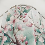 Sakura Bloom Watercolor Shower Curtain thumbnail 6