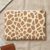 Giraffe Print Laptop Sleeve, Aesthetic Animal Spots Padded Computer Case, Cute Safari Accessory Pouch for Her thumbnail 14
