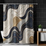 Abstract Wave Digital Pattern, Digital Bundle, Seamless Pattern, Modern Art Print, Geometric Printable Art, Background Texture, Digital thumbnail 12