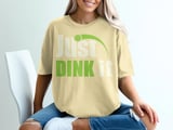 Pickleball Comfort Colors Shirt, Just DINK It, Vintage Graphic Tee Retro Court Player Outfit and Dinker Gift Top thumbnail 13