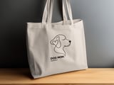 Dog Mom Quietly Tote Bag thumbnail 2