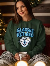 Glasses Retired T-Shirt Post LASIK Eye Surgery Vision Correction Eyeball Graphic Apparel thumbnail 5