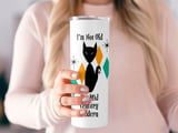 Mid Century Modern Cat Retro Tumbler Design, I'm Not Old I'm Mid Century Modern Graphic Tee, Vintage Style, Fun Cat Lover Gift thumbnail 3