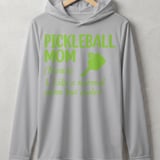 Pickleball Sport-Tek Performance Hood, Pickleball Mom (Noun) 1. Like a normal mom but cooler, Lightweight Hoodie thumbnail 6