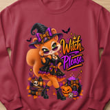 Witch Please Sally the Squirrel Sweatshirt thumbnail 3
