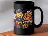 Stay Calm I'm Here EMT Bee Mug thumbnail 14