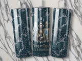 Halloween Horror Tumbler Wrap Digital, Gothic Monsters Sublimation Design for 20oz Skinny Straight Tumbler PNG File thumbnail 2