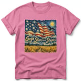Gogh Stars and Stripes ~ Comfort Colors Premium Tee thumbnail 11