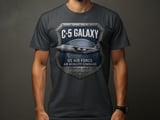 C-5 Galaxy T-Shirt, US Air Force Cargo Plane Shirt, Military Aviation Gift, Strategic Airlift Pilot Graphic Tee, Air Mobility Command Top thumbnail 9