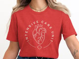 ICU Nurse T-Shirt: Anatomical Heart Design, Intensive Care Unit Staff Tee thumbnail 6