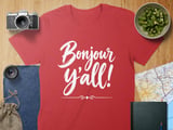 Bonjour Y'all Graphic T-Shirt thumbnail 8