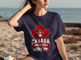 Canada Maple Leaf Mode On Tee thumbnail 8