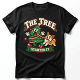 The Tree Started It Corgi Tee thumbnail 2