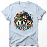 I Ate The Gift Tag Dachshund Tee thumbnail 7