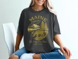 Maine Pine Tree State Est. 1820 T-Shirt thumbnail 1