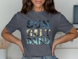 Sun Salt Sand T-Shirt|Tropical Beach Graphic Vacation Tee|Summer Vibes Palm Print Apparel|Road Trip Shirt Gift|Retro  Cruise  Holiday Top thumbnail 3