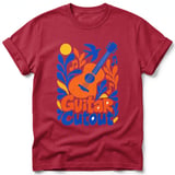 Guitar Cutout ~ Comfort Colors Premium Tee thumbnail 2