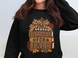 Booked for Fall Tee or Sweatshirt, Faux Patchwork Design thumbnail 20