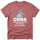 CRNA I Keep People Asleep Tee thumbnail 4
