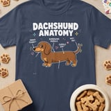 Dachshund Anatomy Tee thumbnail 2