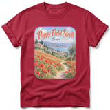 Poppy Field Stroll ~ Comfort Colors Premium Tee thumbnail 2