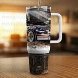 Pontiac Trans Am 40oz Tumbler Wrap, Muscle Car Sublimation Design, Distressed Americana Patriotic Car Digital thumbnail 8