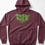 Pickleball Gildan Fleece Hoodie, Pickle Ball, Court Pullover thumbnail 3