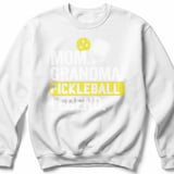 Pickleball Gildan Crewneck Sweatshirt, Mom Grandma Pickleball Legend, Court Warm Up Layer for Players thumbnail 2