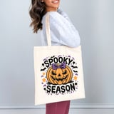Spooky Season Pumpkin Tote Bag thumbnail 4