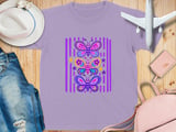 Cute Purple Butterflies Tee thumbnail 2