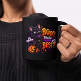 Boo That's Your Best Black Cat Mug thumbnail 1