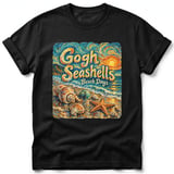Gogh Seashells ~ Comfort Colors Premium Tee thumbnail 1