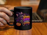 Spooky Season Black Cat Mug thumbnail 5