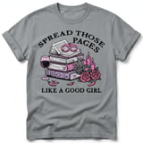 Spread Those Pages Like A Good Girl Tee thumbnail 9