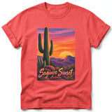 Saguaro Sunset ~ Comfort Colors Premium Tee thumbnail 3