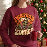 Pretend I'm A Zombie Tee thumbnail 13