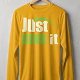 Pickleball Sport-Tek Long Sleeve Tee, Just DINK it, Outdoor Court UV Sun Shield Shirt thumbnail 3