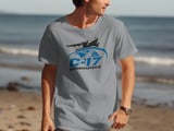 C-17 Globemaster III T-Shirt, Air Force Military Aircraft Tee, Aviation Fan Pilot Gift for Him, Veteran Shirt thumbnail 5